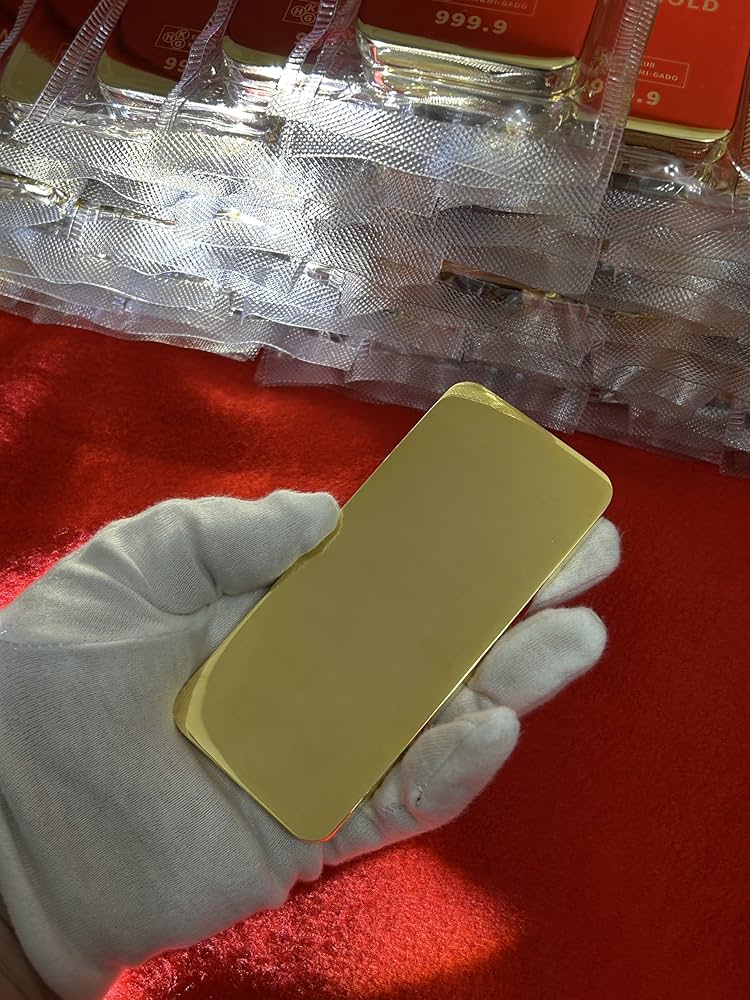 Amazon.co.jp: ゴールドバー 金塊 金の延べ棒 の1㎏サイズの